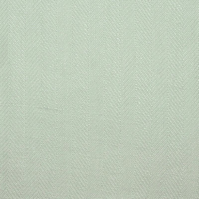 Mint Green Herringbone 100% Irish Linen