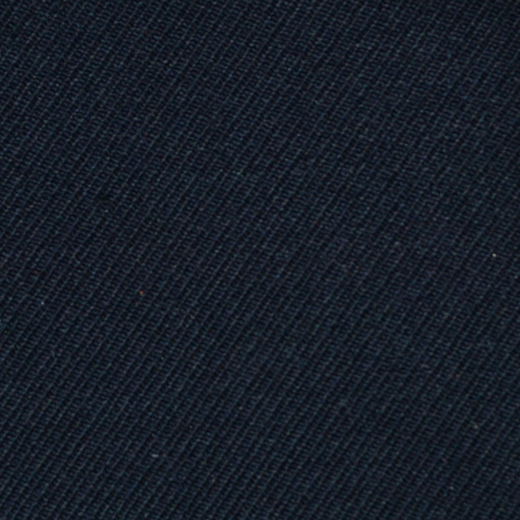 Midnight Blue Cavalry Twill Pure New Wool Suiting
