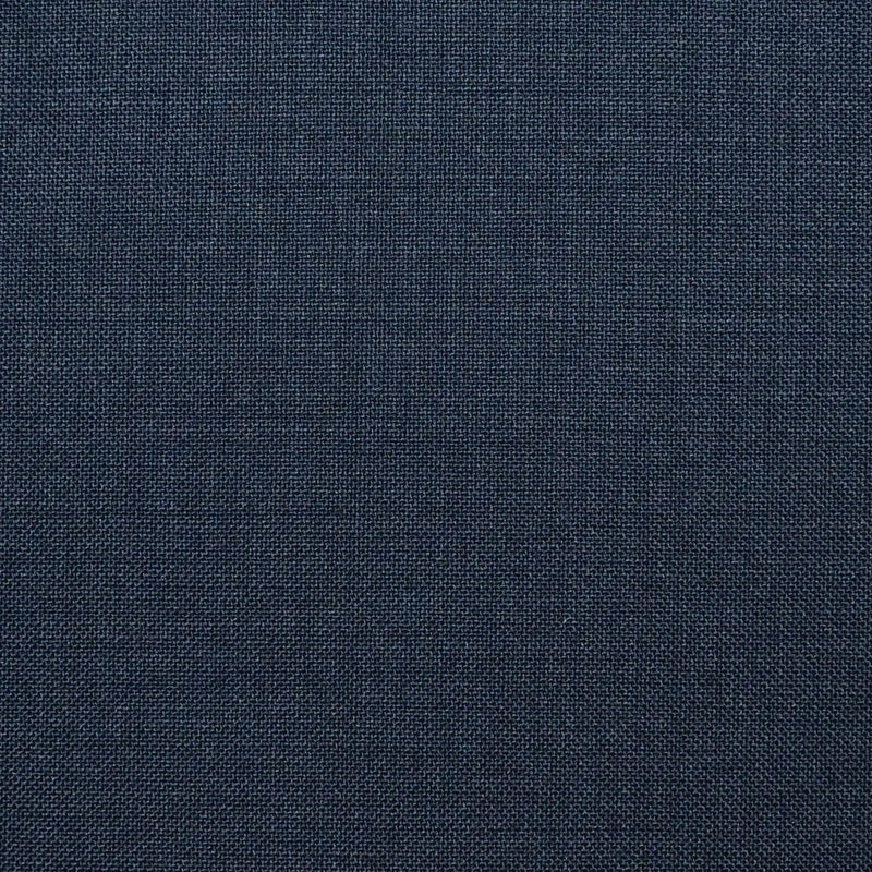 Dark Navy Solid Super 100's Wool & Kid Mohair Suiting By Holland & Sherry