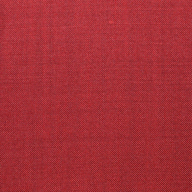 Tomato Red Solid Super 100's Wool & Kid Mohair Suiting By Holland & Sherry