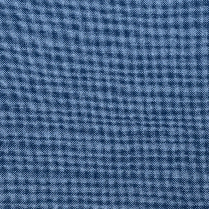 Mid Blue Solid Super 100's Wool & Kid Mohair Suiting By Holland & Sherry