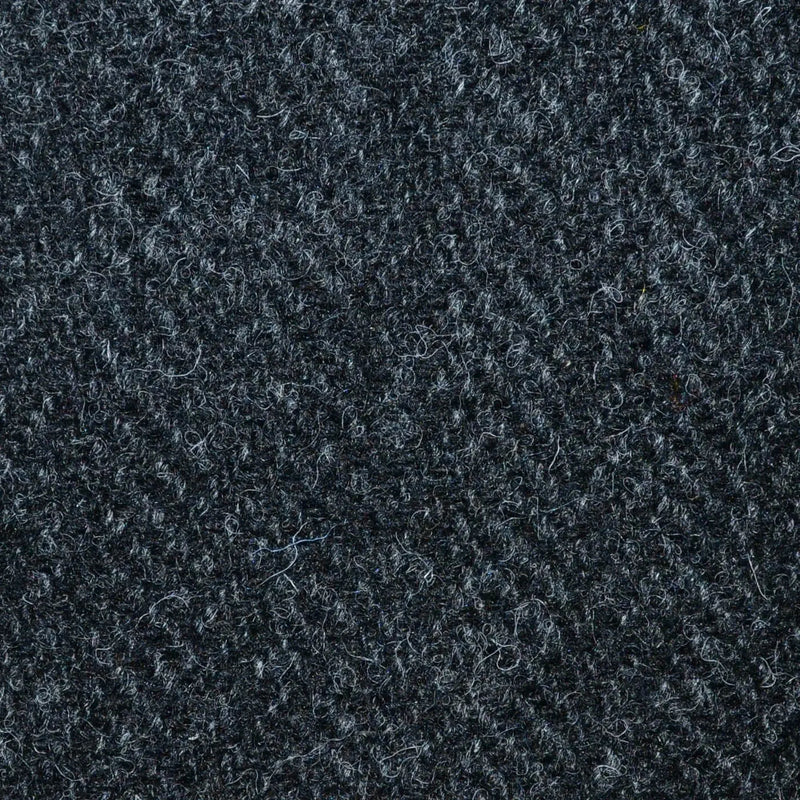 Charcoal Herringbone All Wool Harris Tweed for Holland & Sherry Yorkshire Fabric