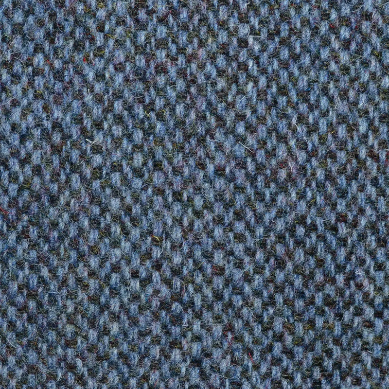 Slate Blue Mix Diced Weave All Wool Harris Tweed for Holland & Sherry Yorkshire Fabric