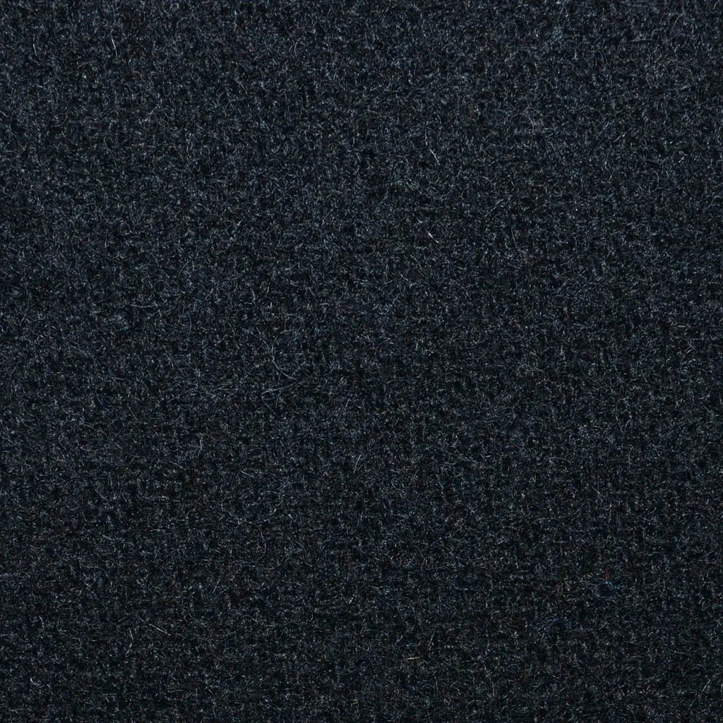 Black Solid All Wool Harris Tweed for Holland & Sherry Yorkshire Fabric