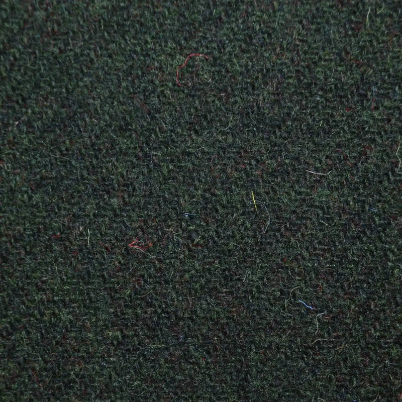 Dark Green Solid All Wool Harris Tweed for Holland & Sherry Yorkshire Fabric