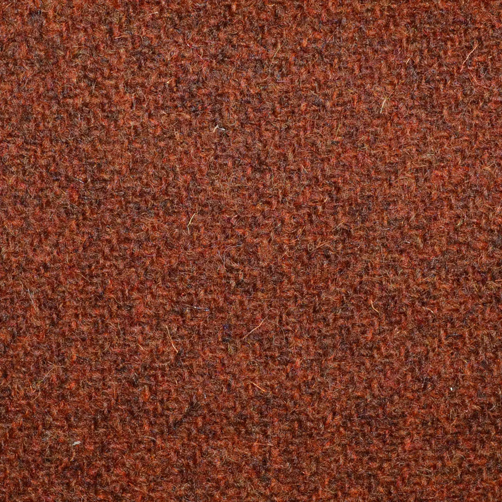 Rust Solid All Wool Harris Tweed for Holland & Sherry Yorkshire Fabric