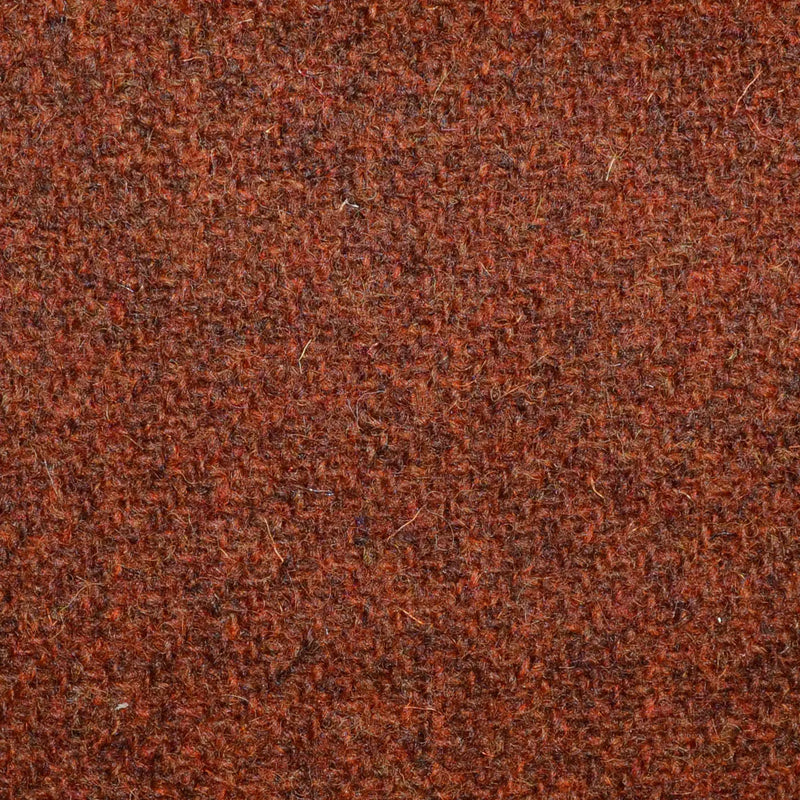 Rust Solid All Wool Harris Tweed for Holland & Sherry Yorkshire Fabric