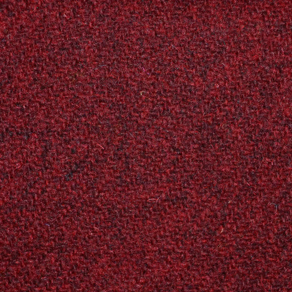 Red Solid All Wool Harris Tweed for Holland & Sherry Yorkshire Fabric