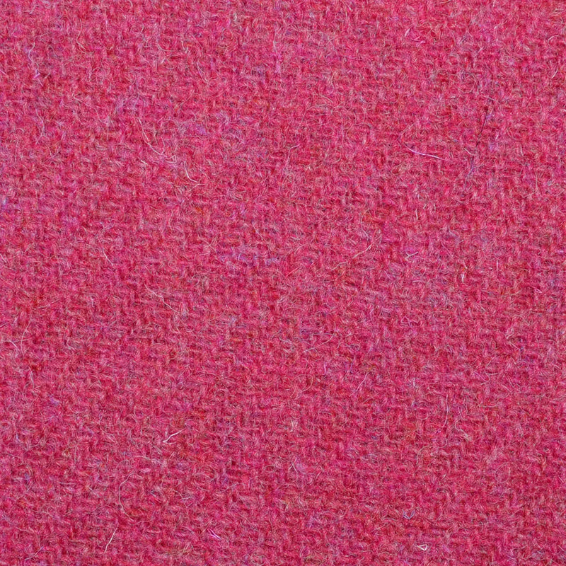 Hot Pink Solid All Wool Harris Tweed for Holland & Sherry Yorkshire Fabric