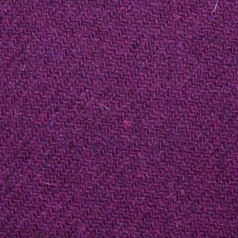 Dark Cerise Solid All Wool Harris Tweed for Holland & Sherry Yorkshire Fabric