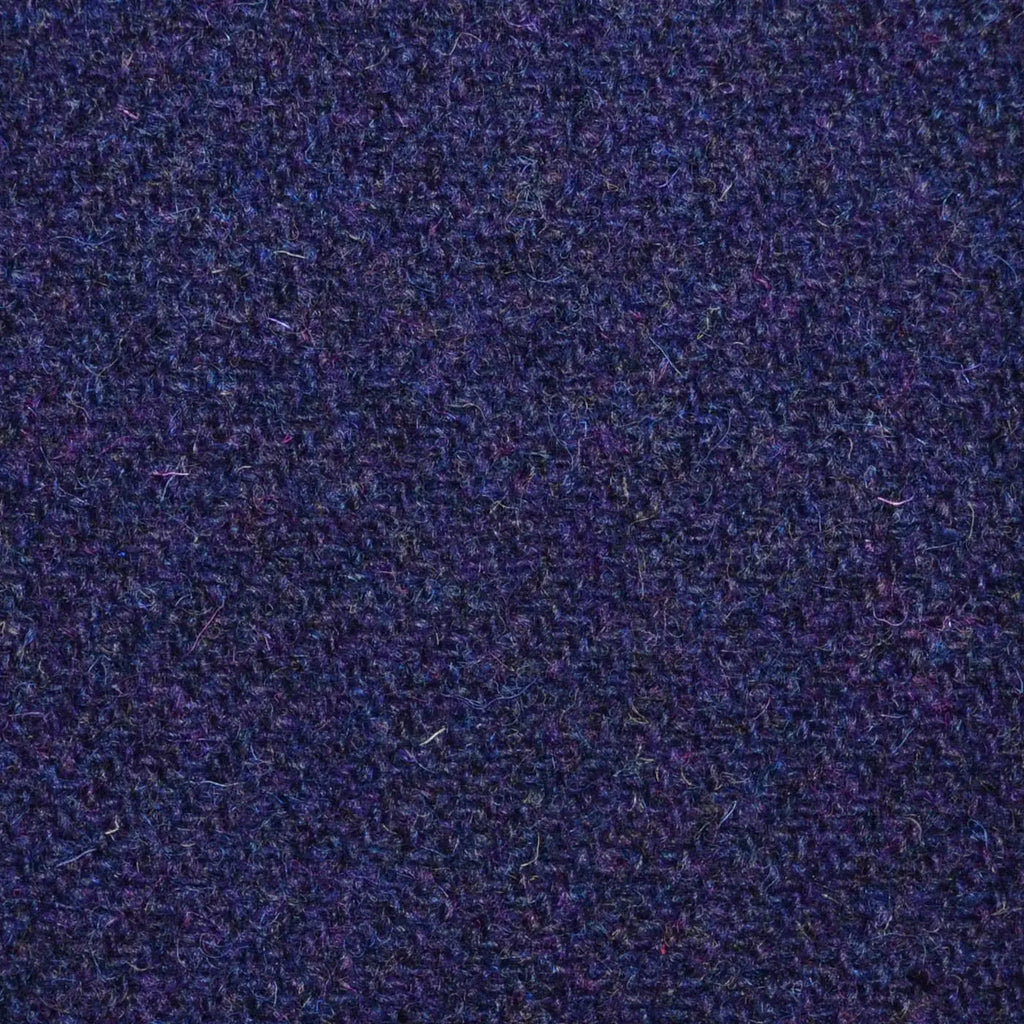 Aubergine Solid All Wool Harris Tweed for Holland & Sherry Yorkshire Fabric