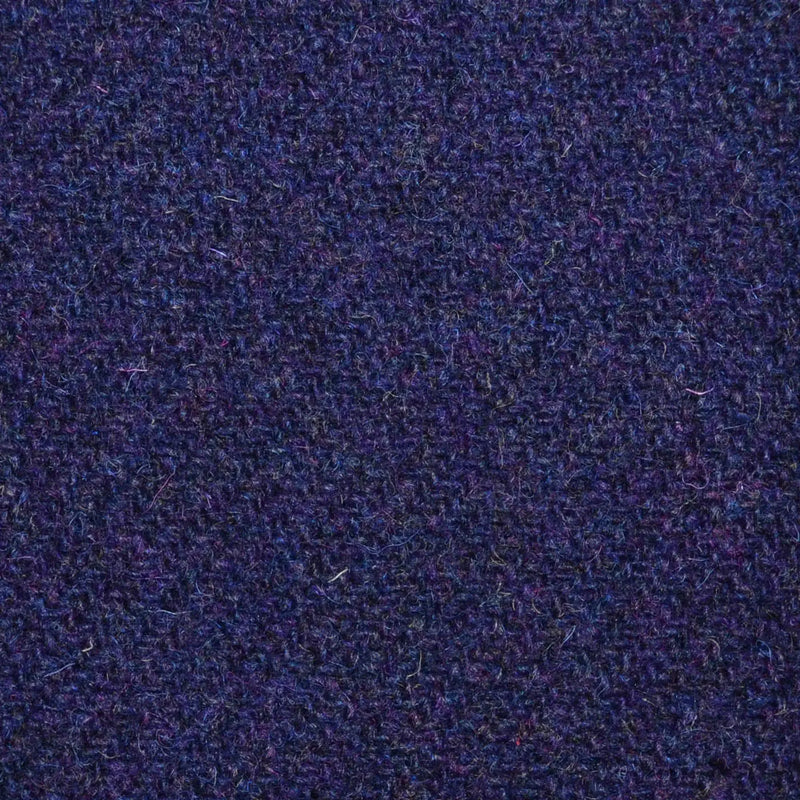 Aubergine Solid All Wool Harris Tweed for Holland & Sherry Yorkshire Fabric