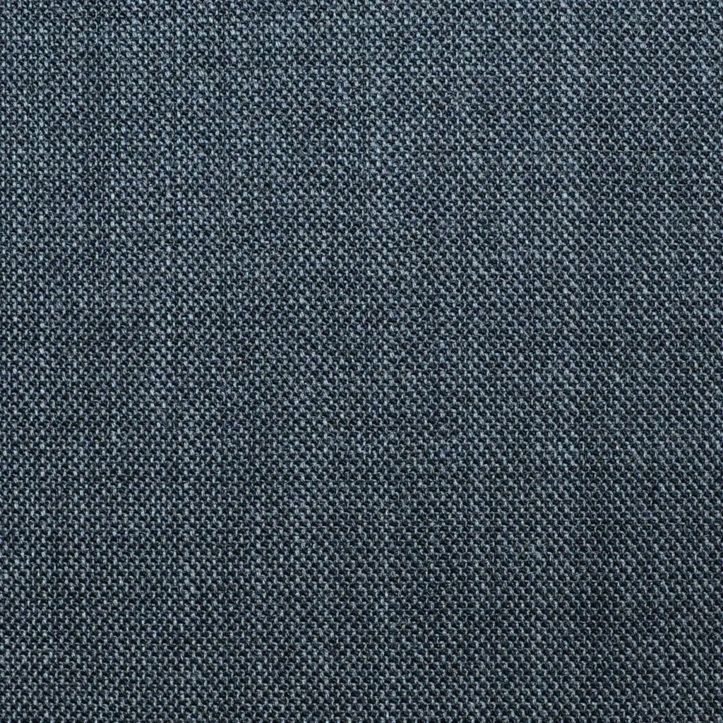 Dark Grey Sharkskin Super 100's All Wool Worsted Suiting By Holland & Sherry Yorkshire Fabric