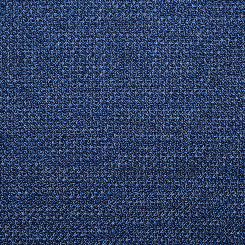 Navy Blue Birdseye Super 100's All Wool Worsted Suiting By Holland & Sherry Yorkshire Fabric