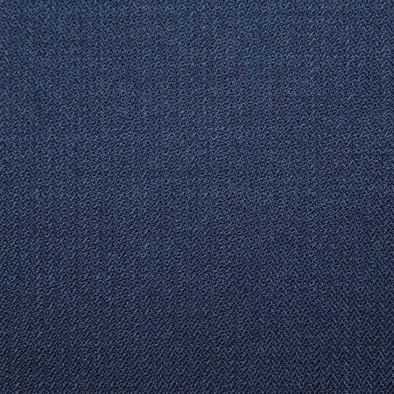 Navy Blue Micro Weave Super 100's All Wool Worsted Suiting By Holland & Sherry Yorkshire Fabric