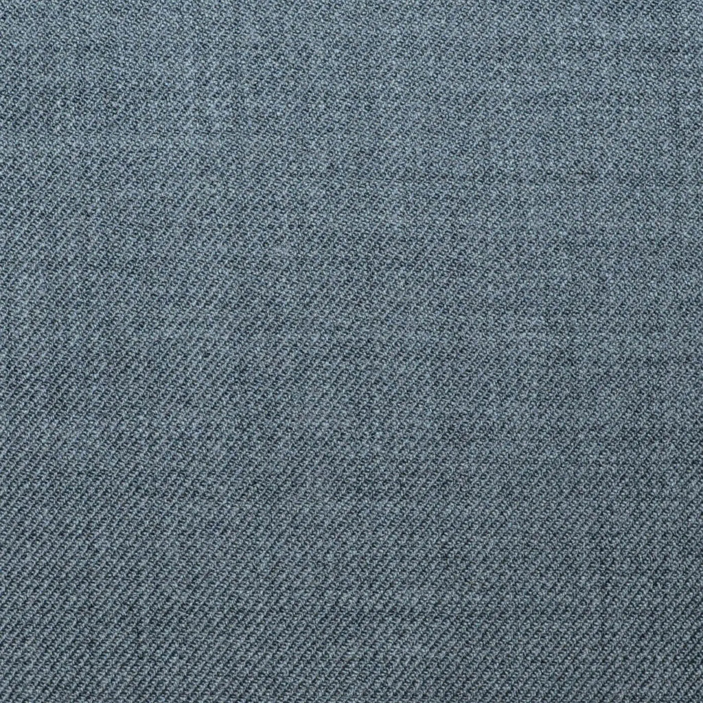 Light Grey Solid Super 100's All Wool Worsted Suiting By Holland & Sherry Yorkshire Fabric