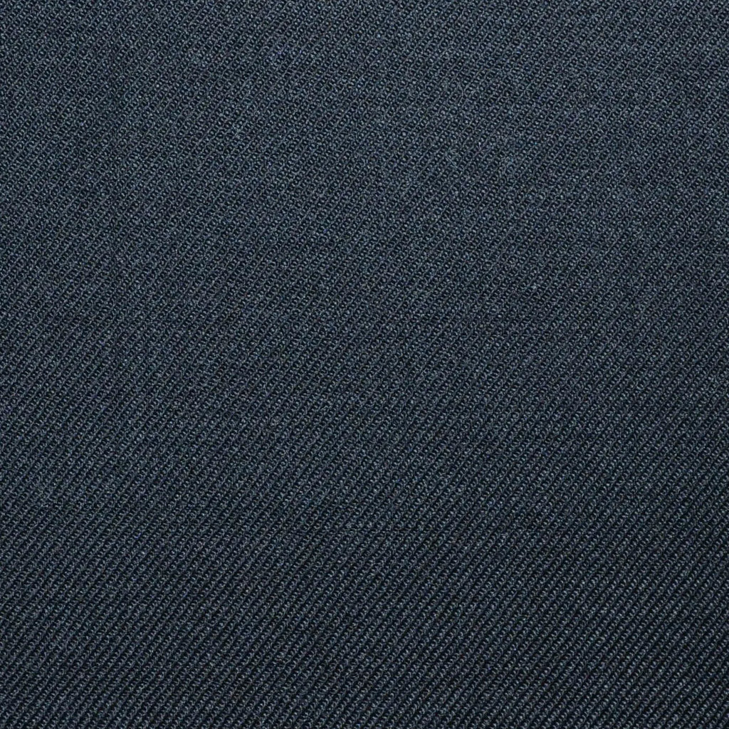 Charcoal Grey Solid Super 100's All Wool Worsted Suiting By Holland & Sherry Yorkshire Fabric