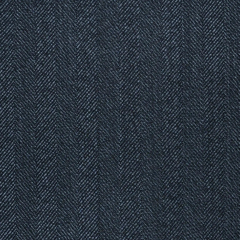 Charcoal Grey Herringbone All Wool Vintage Twist Suiting Yorkshire Fabric