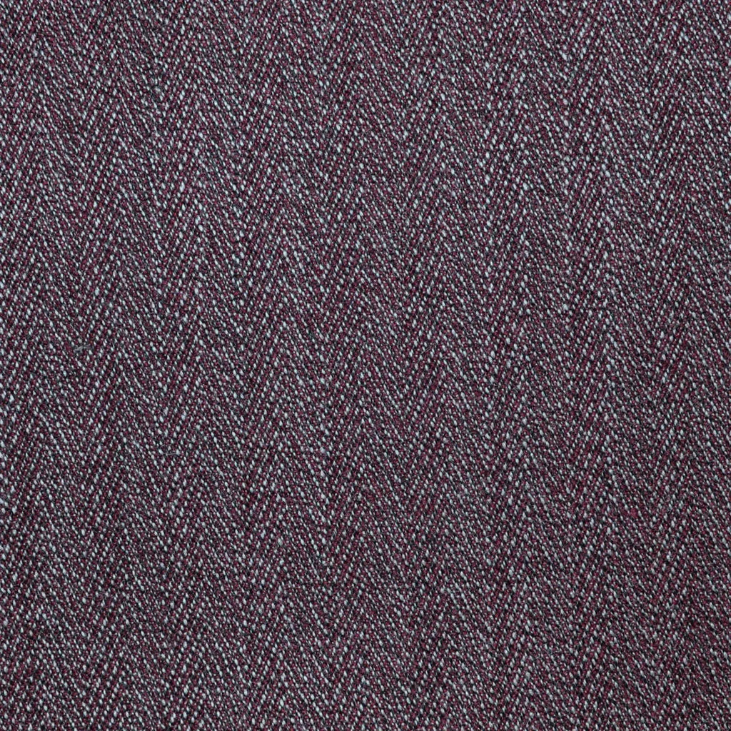 Brown/Red Irregular Herringbone All Wool Vintage Twist Suiting Yorkshire Fabric