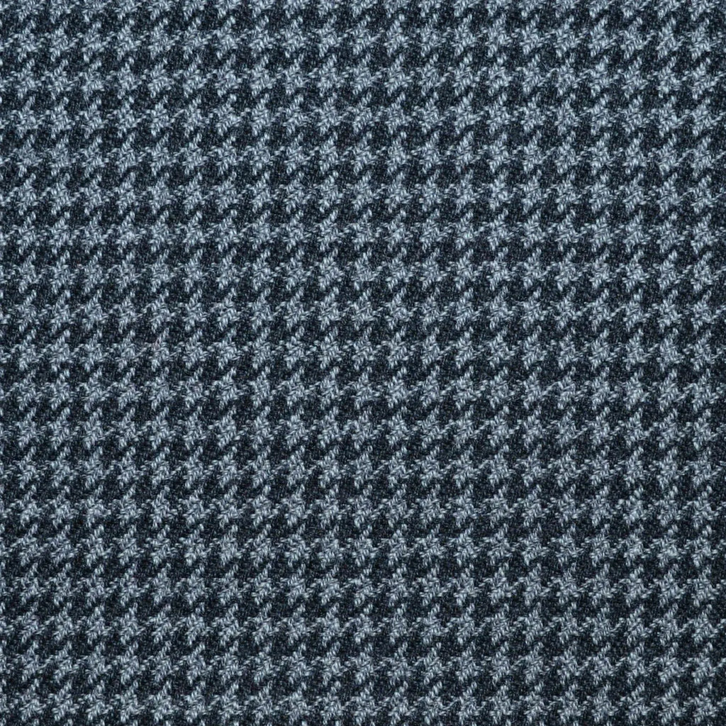 Grey/Black Dogtooth All Wool Vintage Twist Suiting Yorkshire Fabric