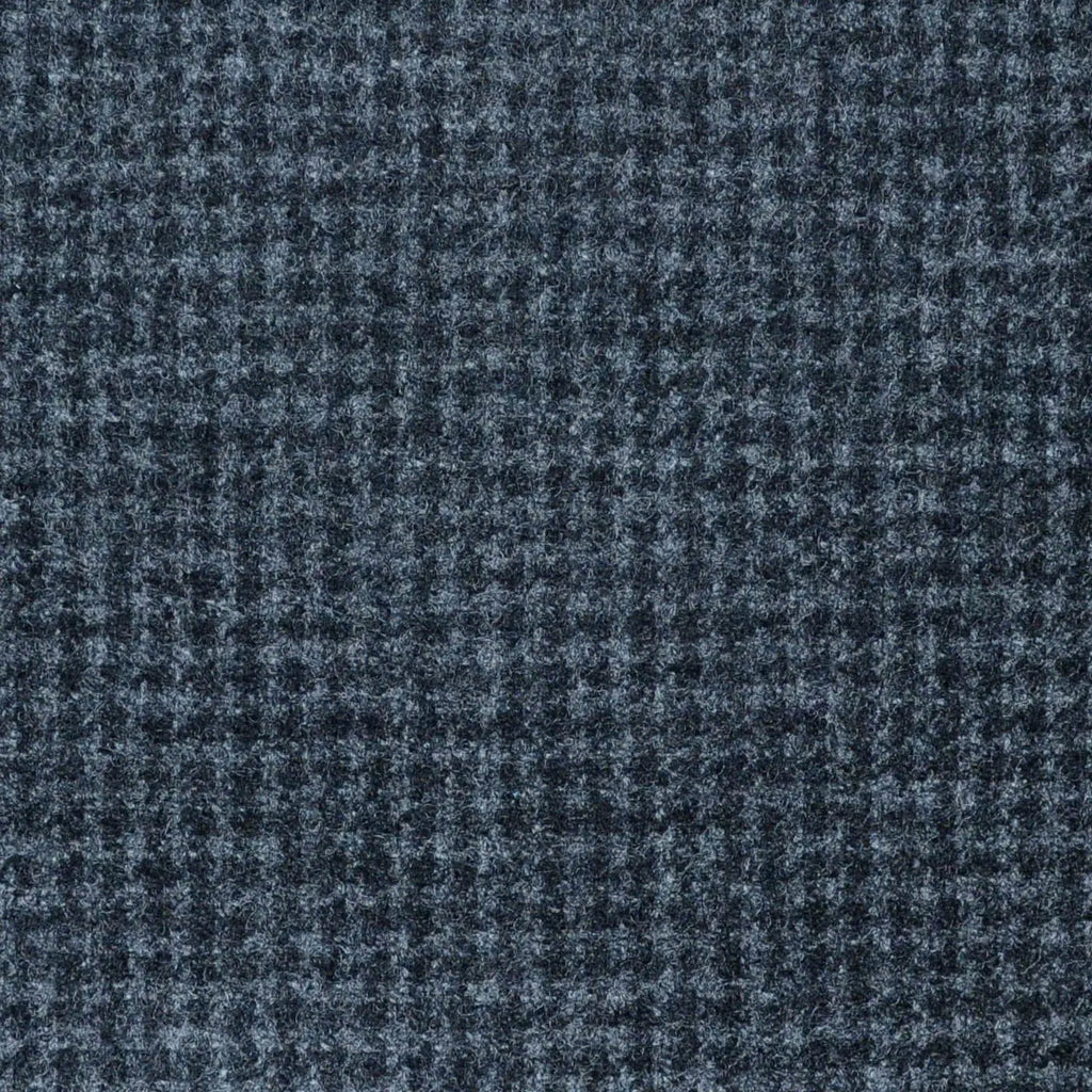 Dark Grey Houndstooth Super 120's All Wool Flannel Suiting