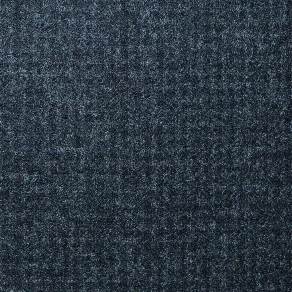 Charcoal Grey Houndstooth Super 120's All Wool Flannel Suiting