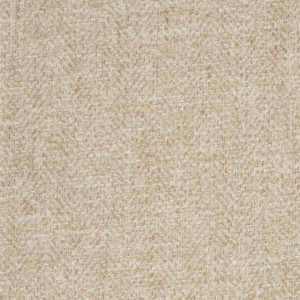 Beige Muted 2cm Herringbone Polyester Upholstery Yorkshire Fabric