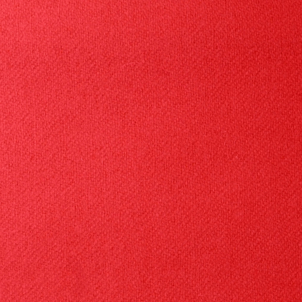 Bright Red All Wool Melton Coating - 2.00 Metres