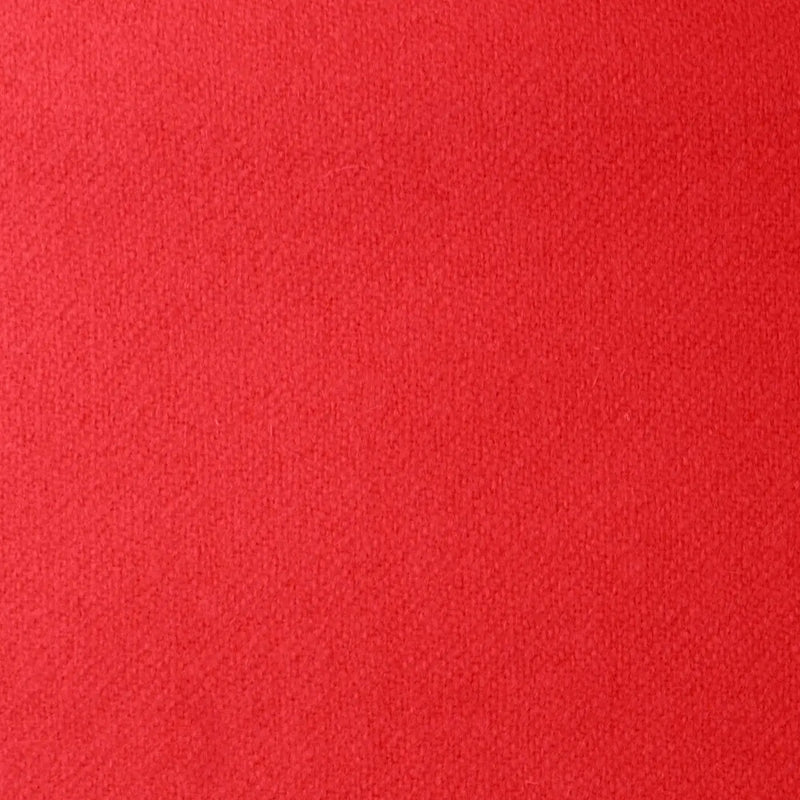 Bright Red All Wool Melton Coating - 2.00 Metres