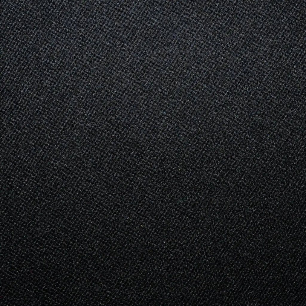 Black Barathea All Wool Suiting - 3.50 Metres Yorkshire Fabric