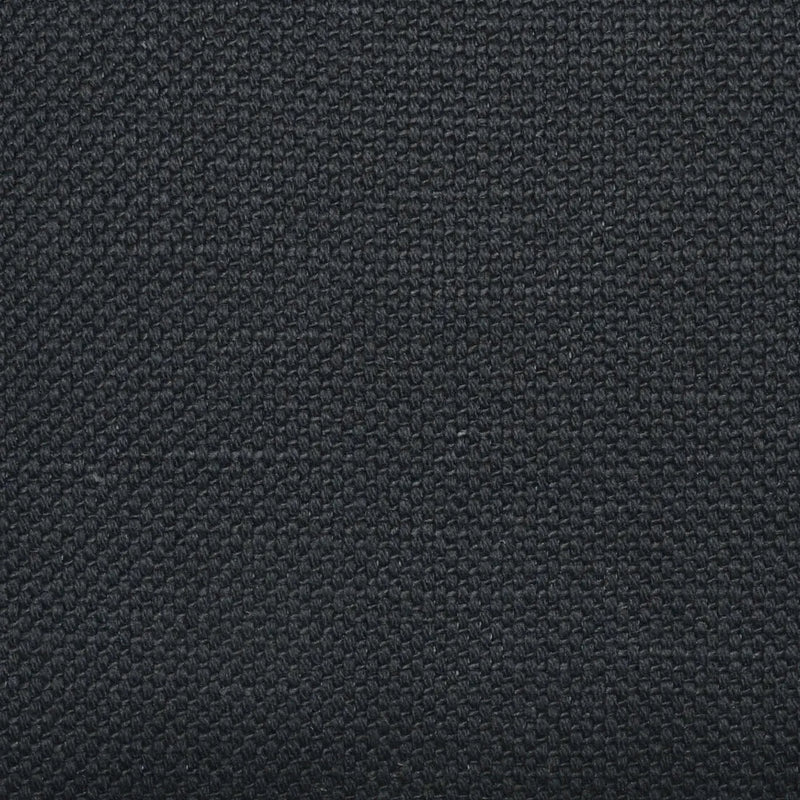 Black Heavy Plain Weave Cotton & Irish Linen
