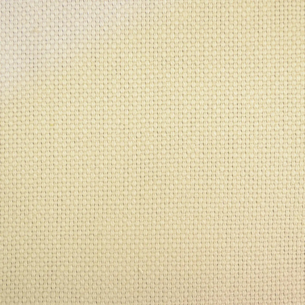 Cream Heavy Plain Weave Cotton & Irish Linen
