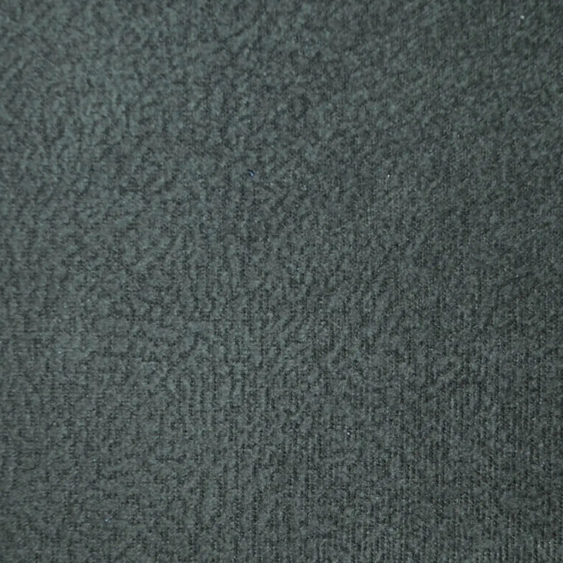 Dark Grey/Green Embossed Aged Sueded Polyester Upholstery 
