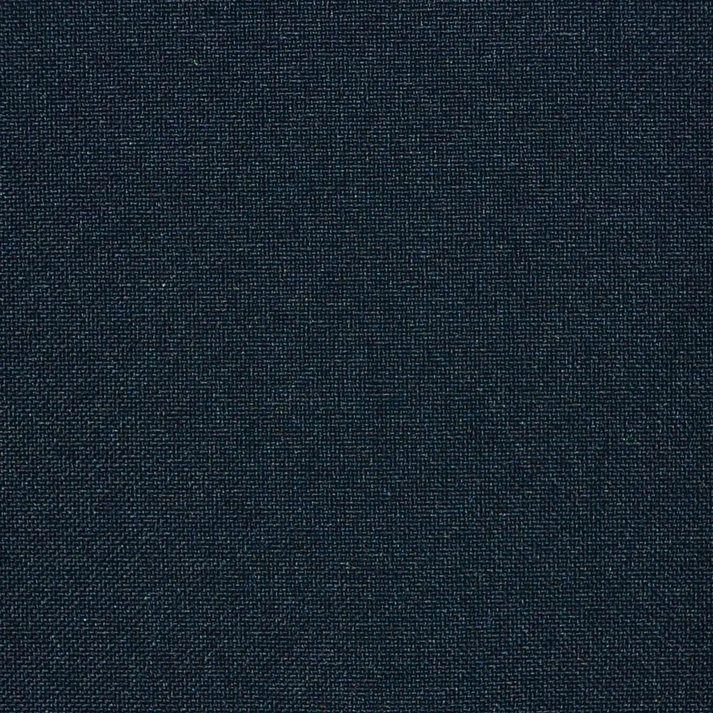 Dark Navy Blue Plain Weave 100% Polyester Suiting