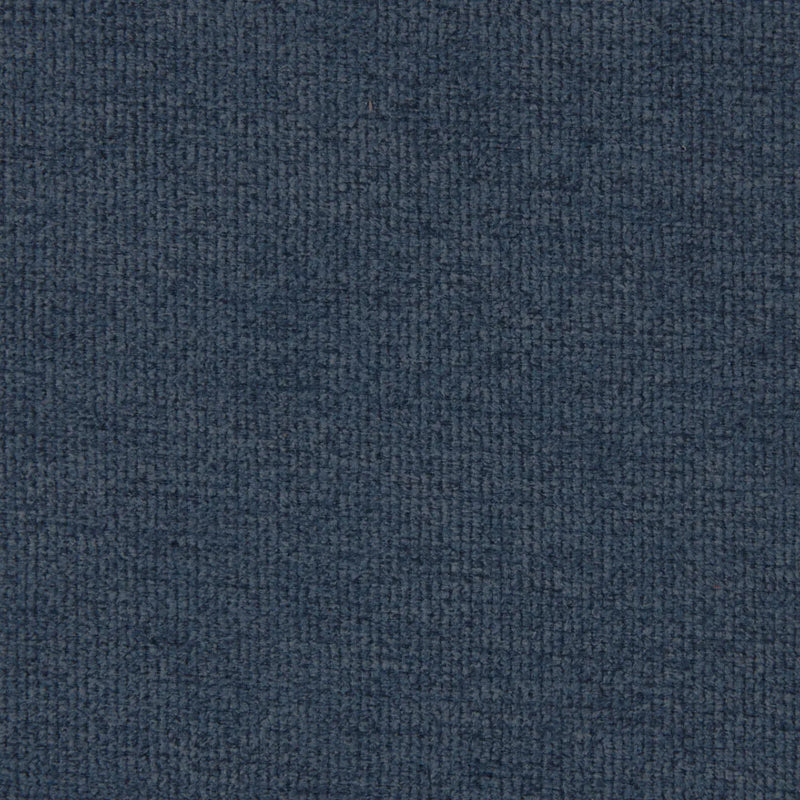 Denim Blue Plain Weave Polyester Blend Chenille Upholstery
