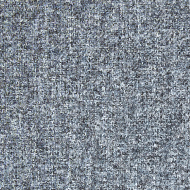 Denim Grey/Blue Muted 2cm Herringbone Polyester Upholstery Yorkshire Fabric