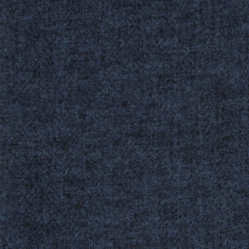 Indigo Blue Muted 2cm Herringbone Polyester Upholstery Yorkshire Fabric