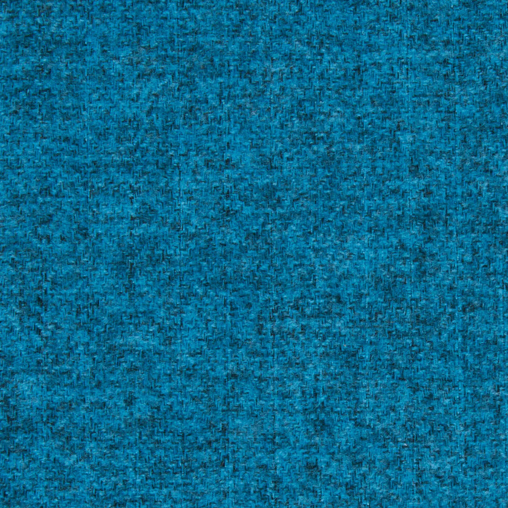 Jewel Blue Muted 2cm Herringbone Polyester Upholstery Yorkshire Fabric