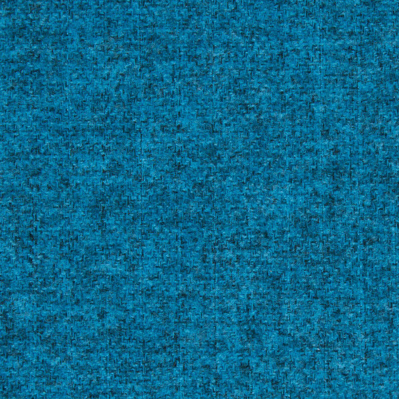 Jewel Blue Muted 2cm Herringbone Polyester Upholstery Yorkshire Fabric