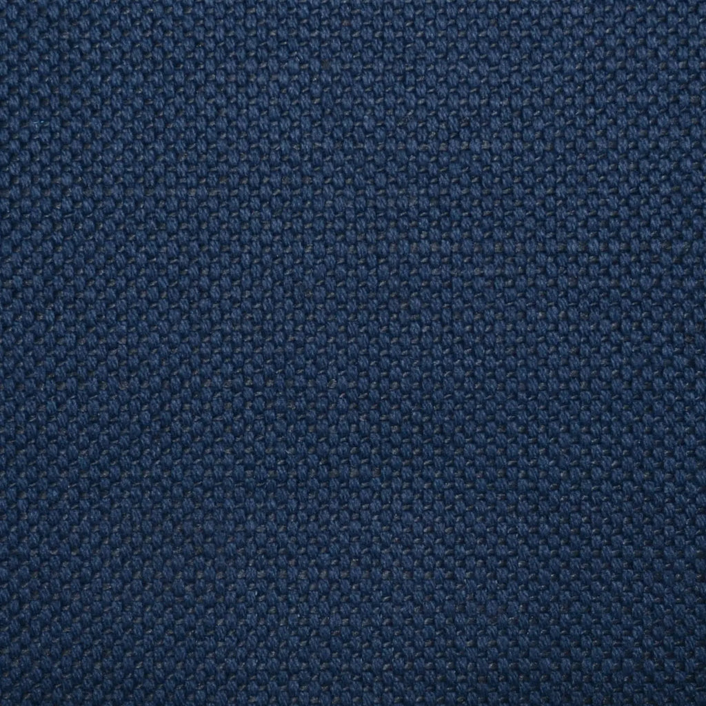 Navy Blue Heavy Plain Weave Cotton & Irish Linen
