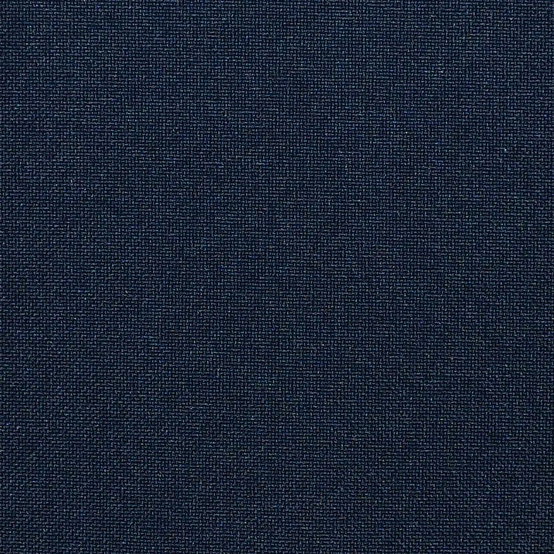 Navy Plain Weave 100% Polyester Suiting