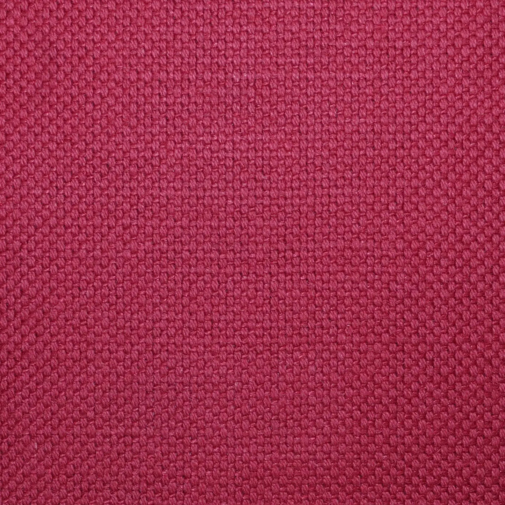 Red Heavy Plain Weave Cotton & Irish Linen
