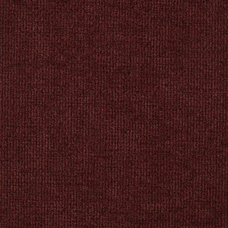 Ruby Red Plain Weave Polyester Blend Chenille Upholstery
