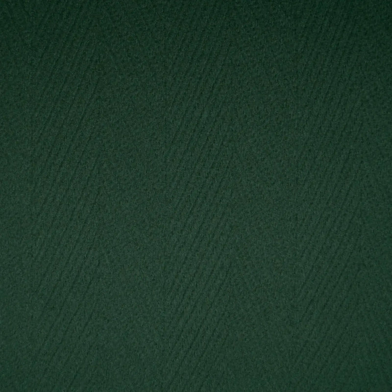 Forest Green Wide Herringbone Wool Blend Heavy Duffle Coating Coating