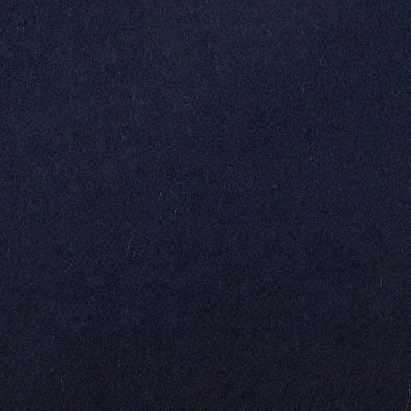 Dark Navy Blue All Wool Melton Coating - 2.00 Metres Yorkshire Fabric