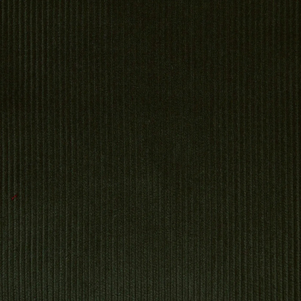 Dark Olive Green 12 Wale Corduroy - 2.00 Metres Yorkshire Fabric