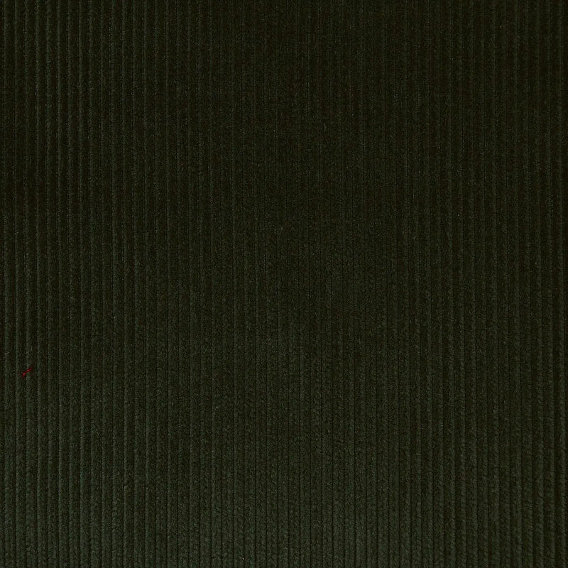 Dark Olive Green 12 Wale Corduroy - 2.00 Metres Yorkshire Fabric