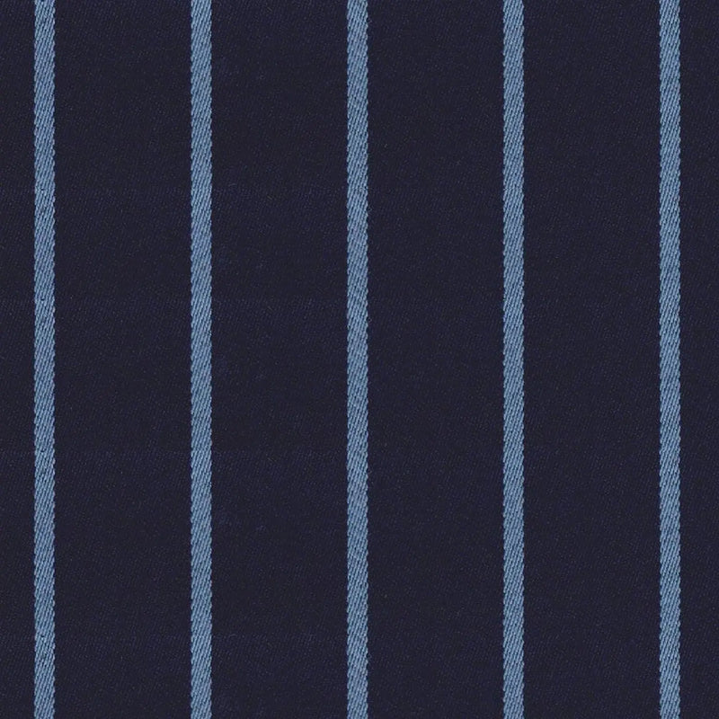 Navy Blue & Light Blue Blazer Stripe Jacketing