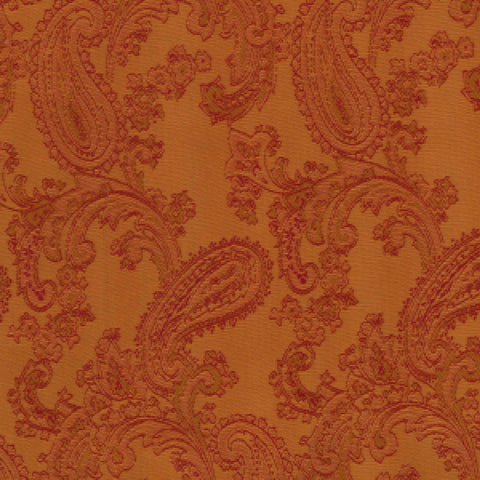 Orange Paisley Poly/Viscose Lining – Yorkshire Fabric