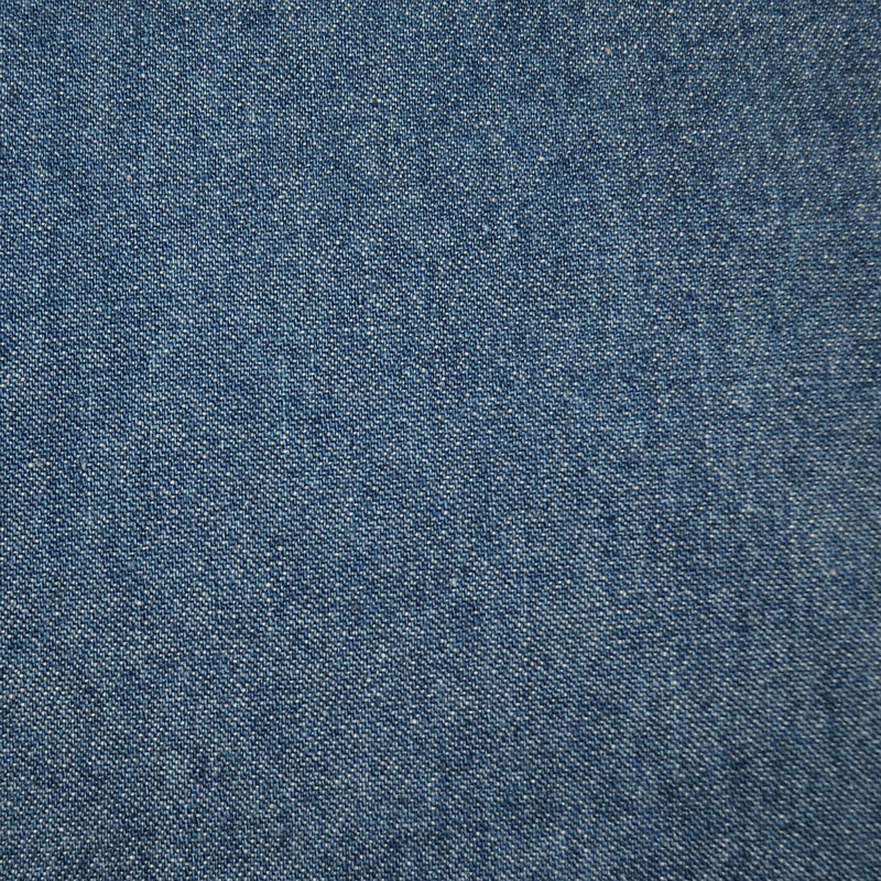 Blue stone-washed denim fabric texture Stock Photo